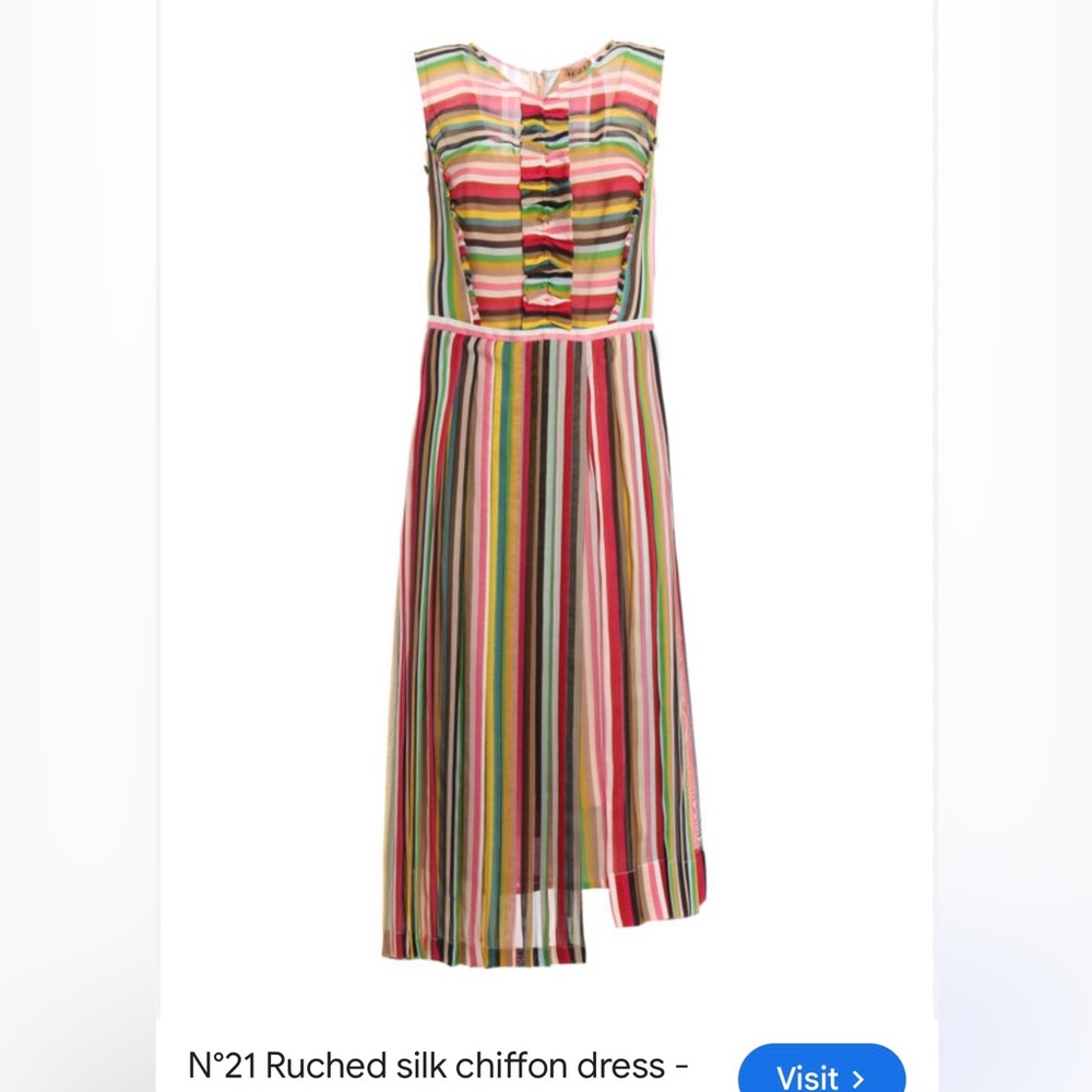 No21 sheer pleated dress and blouse set - Picture 4 of 14